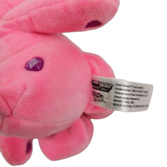 Care Bears Cheer Bear 9” Pink Teddy Bear Soft Stuffed Plush Toy Animal - Picture 6 of 10